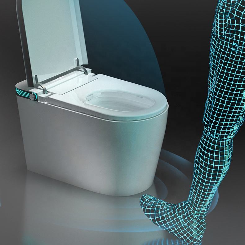 Automatic S-Trap Smart Toilet