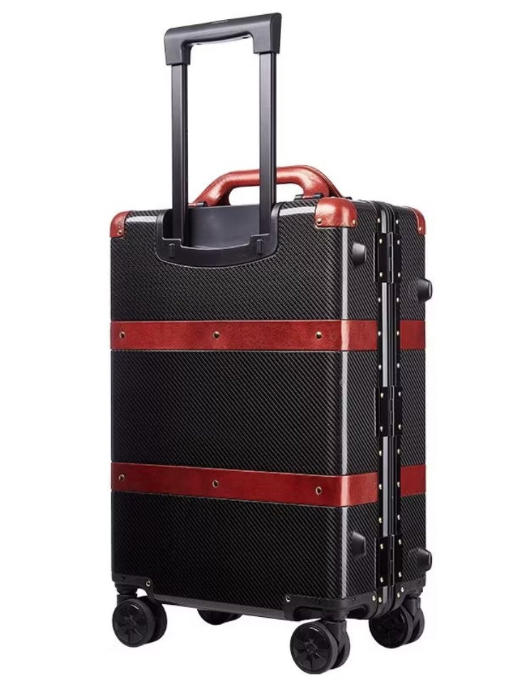 38L Carbon Fibre Travel Case with Leather Handle