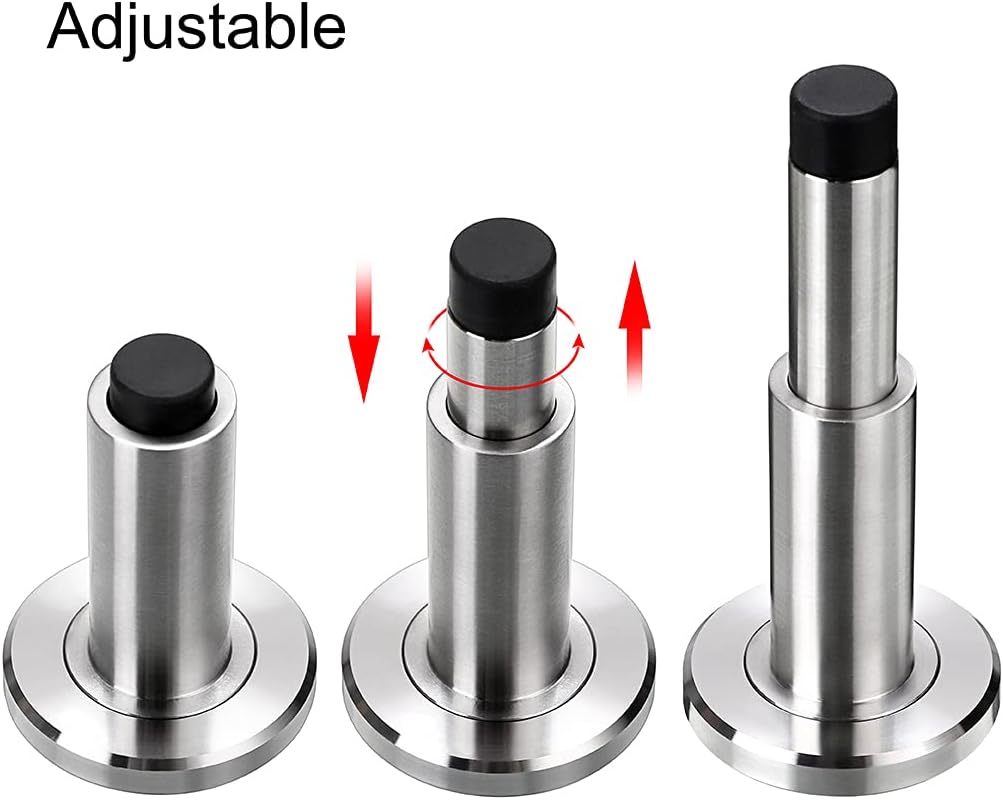 Adjustable Door Stop Heavy Duty Stainless Steel Door Stopper